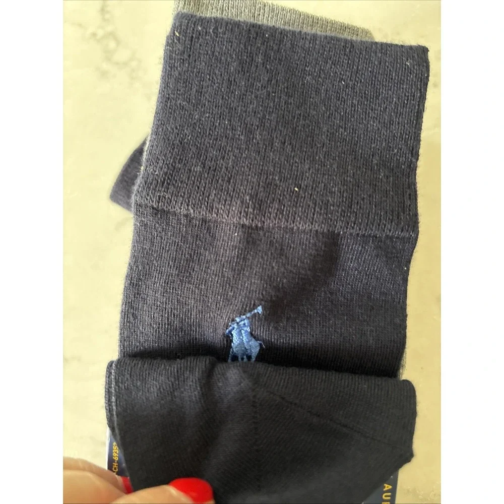 New Polo Ralph Lauren Men's 3 Pair Pack Crew Business Dress Socks  10-13